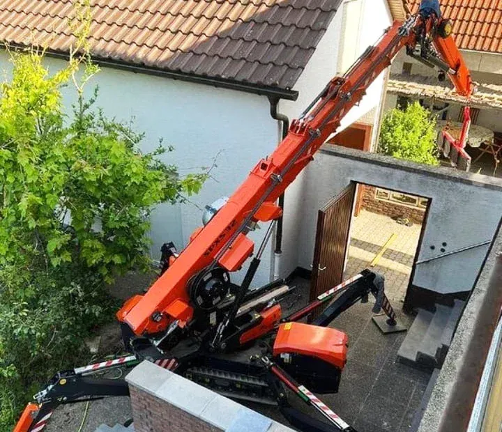 Location de mini grue araignée